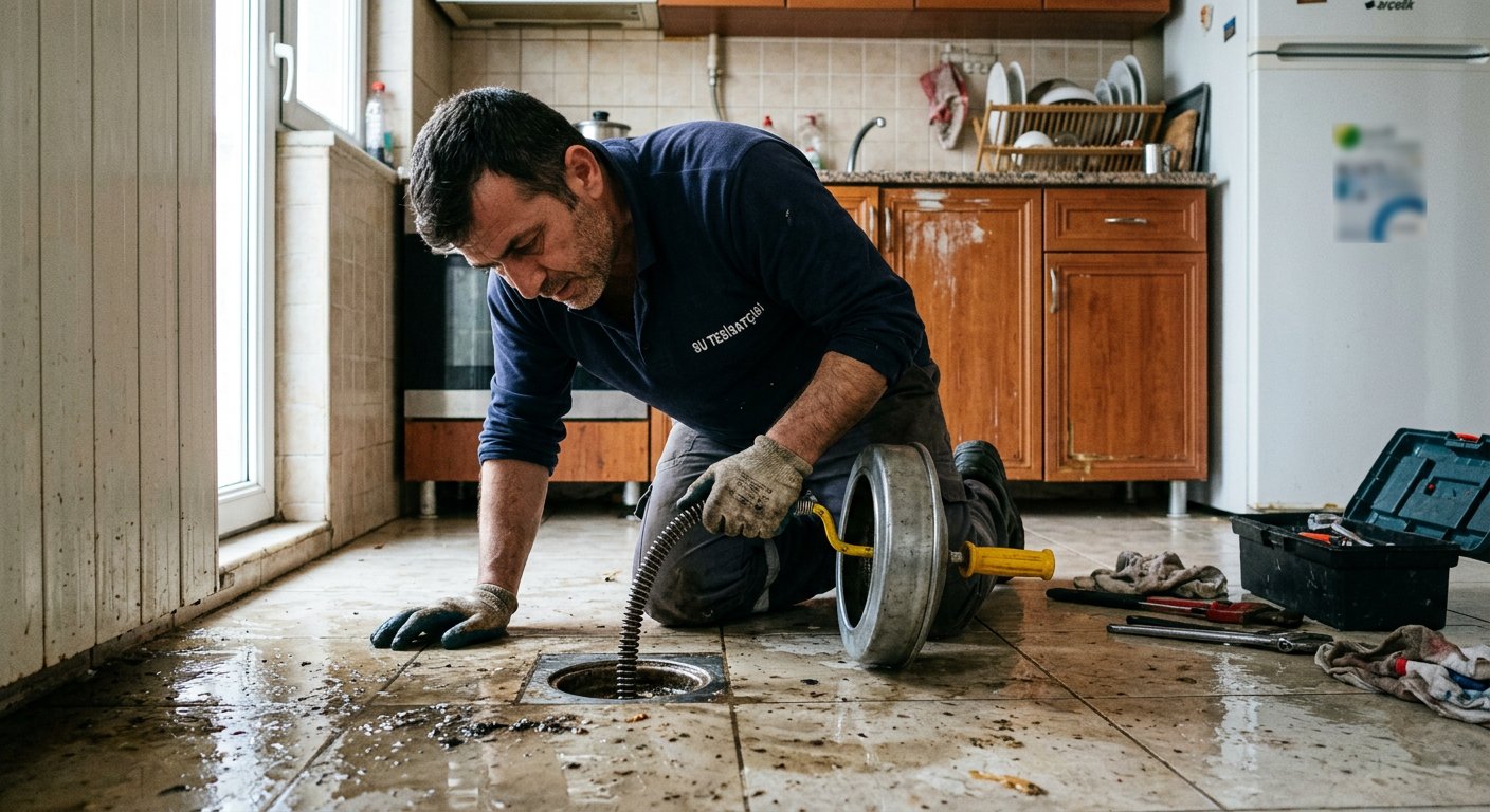 Merdan Su Tesisat Lavabo ve Gider Açma hizmeti
